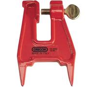 Oregon Chainsaw Filing Stump Vise For Sharpening Saw Chain, Professional Sharpening Clamp for Chainsaw Maintenance, Compatible with all Models (26368A), Red