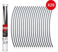 OREGON FLEXIBLADE PRE CUT NYLON LINE 4mm x 26cm x 20 lengths pre cut 111116E new