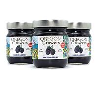 Oregon Growers Marionberry Fruit Spread - Marionberry Jam Made in Oregon, Blackberry Jam, Blackberry Fruit Spread, Natural Ingredients, GMO Free, 12 oz (Pack of 3)