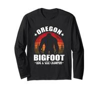 Oregon Hide and Seek Champion Funny Bigfoot Sasquatch Long Sleeve T-Shirt