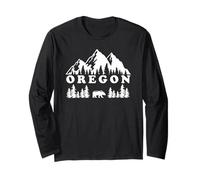 Oregon Hiking Mountains Long Sleeve T-Shirt