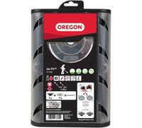 Oregon Jet Fit 2 Line Easy Load Aluminium Universal Strimmer Head, Trimmer Head for Grass, Weeds & Thick Vegetation, with FlexiBlade 4.0mm Trimmer Line, Fits Most Straight Shaft Strimmers Over 25cc