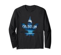 Oregon Leaf for a Travelling to Oregon Long Sleeve T-Shirt