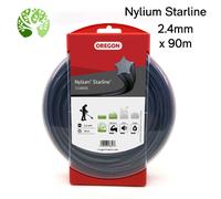 OREGON Nylium Starline Neat Cut Nylon Line 2.4mm x90m Donut Strimmer Brushcutter