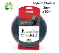 OREGON Nylium Starline Neat Cut Nylon Line 3mm x 60m Donut Strimmer Brushcutter