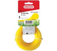 Oregon 69-368-Y Yellow Round Strimmer Line/Wire for Grass Trimmers and Brushcutters, 3.0 mm x 15 m