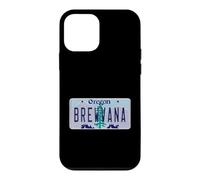 Oregon OR Brewvana Craft Breweries Fan License Plate Case for iPhone 12 mini