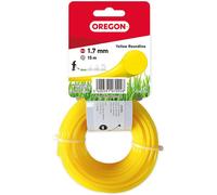 Oregon 69-350-Y Yellow Round Strimmer Line/Wire for Grass Trimmers and Brushcutters, 1.7 mm x 15 m