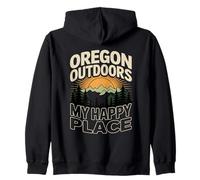 Oregon Outdoors My Happy Place Zip Hoodie