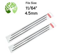 OREGON Pack of 6 Round Files 11/64" 4.5mm for Filing Sharpening Chainsaw Chain