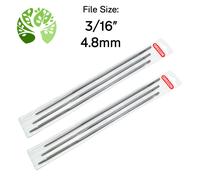 OREGON Pack of 6 Round Files 3/16" 4.8mm for Filing Sharpening Chainsaw Chain