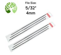 OREGON Pack of 6 Round Files 5/32" 4mm for Filing Sharpening Chainsaw Chain