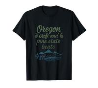Oregon Pine State Beats Mountain Graphic T-Shirt