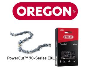 OREGON PowerCut Chainsaw Chain - 73EXL084E - 84 Drive Links, 3/8" Pitch, 1.5mm