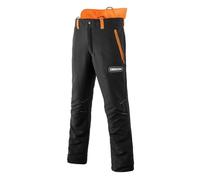 Oregon Protect Chainsaw Protective Trousers (Black and Orange, M)