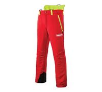 Oregon Protect Chainsaw Protective Trousers (Red and Yellow, XL)