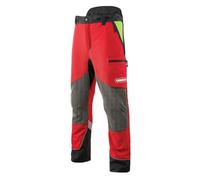 Oregon Protect Plus Chainsaw Protective Trousers, Class 1 Type A (Red and Yellow, XL)