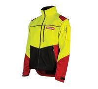 Oregon Protect Pro Hi Vis Jacket, Professional All-Season Water-Resistant Work Jacket, Reflective, Lightweight Stretch Fabric, PPE Clothing for Power Tool Operation, Forestry & Outdoor Tasks, Size XL