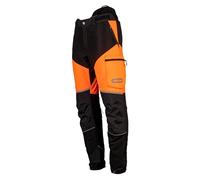 Oregon Protect Pro Chainsaw Trousers, Hi Vis PPE, Breathable, Work Safety Trousers, Professional Chainsaw Protective Gear for Power Tool Operation, Forestry & Outdoor Tasks, Orange/Black, Size L