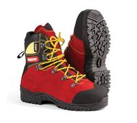 Oregon Protect Pro Safety Boots Size 7, Heavy Duty Leather Women's or Men's Work Boots, Anti Cut Lace Up Safety Shoes, PPE for Gardening Work, Chainsaws & DIY, Water Repellent for All Seasons