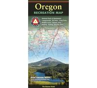 Oregon Recreation Map: National Parks, Monuments, Campgrounds, RV Parks .... (Benchmark)
