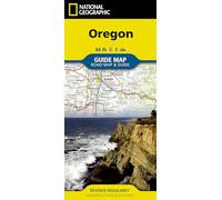 Oregon Map: Road Map & Guide (National Geographic Guide Map)