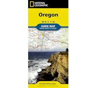 Oregon Road Map & Guide - National Geographic | Waterproof Folding Travel Map with Scenic Drives, National Parks, Cities & Outdoor Recreation: Guide Maps (National Geographic Guide Map)