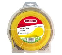 Oregon Yellow Round 3mm Strimmer Line, Trimmer Line Tackles Long Grass, Weeds, Edges & Thick Vegetation, Professional Heavy Duty Nylon Strimmer Wire, Fits Most Standard Models, 3.0mm x 56m (69-370-Y)