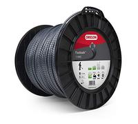 Oregon Serrated 2.5mm Strimmer Line, Tackles Thick Grass, Weeds, Tough Vegetation & Brambles, Professional Heavy Duty Durable Strimmer Wire, Fits Most Standard Models, 2.5 mm x 281 m (111086E)