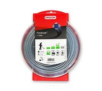 Oregon Serrated 4mm Strimmer Line, Tackles Thick Grass, Weeds, Tough Vegetation & Brambles, Professional Heavy Duty Durable Strimmer Wire, Fits Most Standard Models, 4.0 mm x 21 m (111085E)
