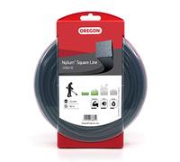 Oregon Square Shaped 2.4mm Strimmer Line with Aluminium Particles, Tackles Grass, Weeds & Thick Vegetation, Professional Heavy Duty Strimmer Wire, Fits Most Standard Models, 2.4 mm x 60m (109521E)