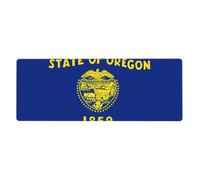 Oregon State Flag Mouse Pad 11.8x31.5 in. Non-Slip Base for RGB Keyboard, Mouse and Laptop, Suitable for Gaming and Office.