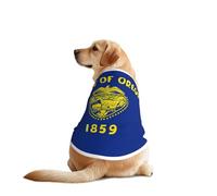 Oregon State Flag Pet T-Shirts for Dogs-Dog Clothes for Large and Medium Dogs, Comfortable Dog Shirts, Perfect for Daily Wear