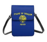 Oregon State Flag Print Dustproof Gift Bag Small Tool Bag Detachable Adjustable Strap Side Bag For Camping Work
