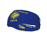 Oregon State Flag Print Lightweight and Comfortable Sport Headband