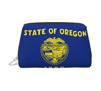 Oregon State Flag Print Travel Makeup Bag Cosmetic Bag Organizer for Daily Use and Travel Business Trip