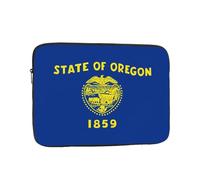 Oregon State Flag Shockproof Laptop Sleeve Water Repellent Notebook Case Slim Protective Cover for 10 12 13 15 17 Inch Tablets