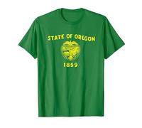 Oregon State Flag T-Shirt, Men, Kelly Green, L