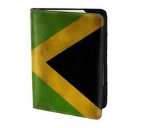 Oregon State Flag Travel Passport Holder Cover Wallet Leather Case Travel Essentials Luggage Accessories, Old Jamaican Flag, One Size, Contemporary