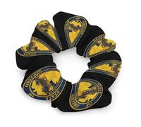 Oregon State Seal Fashion Hair Bands Scrunchies for Women Soft Elastic Hair Ties Accessories