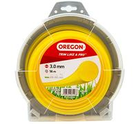 Oregon String Trimmer Line, Replacement Nylon Strimmer Wire for Grass Trimmers & Brushcutters, DIY & Gardening, Universal Fit, All Purpose, Round Cord, 3mm x 56m Spool, Yellow (69-370-YE)