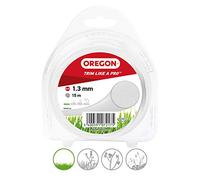 Oregon String Trimmer Line, Replacement Nylon Strimmer Wire for Grass Trimmers & Brushcutters, DIY & Gardening, Universal Fit, All Purpose, Round Cord, 1.3mm x 15m Spool, Transparent (69-482-CL)