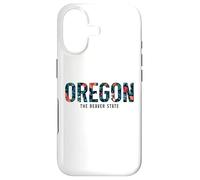 Oregon The Beaver State PNW Vintage Pride Floral Flowers Case for iPhone 17