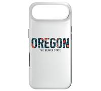 Oregon The Beaver State PNW Vintage Pride Floral Flowers Case for iPhone Air