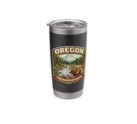 Oregon The Beaver State Souvenir Memorabilia Proud Visitor Stainless Steel Insulated Tumbler