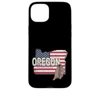 Oregon United States with Map Vintage USA Souvenir Case for iPhone 15 Plus