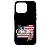 Oregon United States with Map Vintage USA Souvenir Case for iPhone 16 Pro
