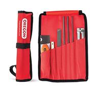 Oregon Universal Chainsaw Field Sharpening Kit, Chainsaw Chain Sharpener with 5/32-Inch (4 mm), 3/16-Inch (4.8 mm), & 7/32-Inch (5.5 mm) Round Files, Flat File, Handle, Filing Guide & Pouch (617067)