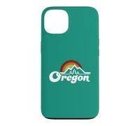 Oregon Vintage Outdoors Mountain Pine Trees Retro Sunset Case for iPhone 13