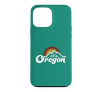Oregon Vintage Outdoors Mountain Pine Trees Retro Sunset Case for iPhone 13 Pro Max